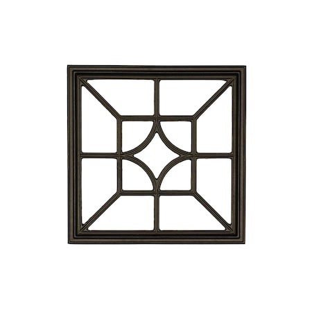 Nuvo Iron SQUARE/DIAMOND BLACK CAST ALUMINUM FENCE & GATE INSERT ACW54-EC